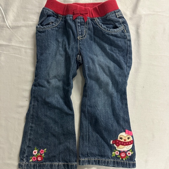 Gymboree - Red and Blue Denim Jeans - Picture 1 of 6